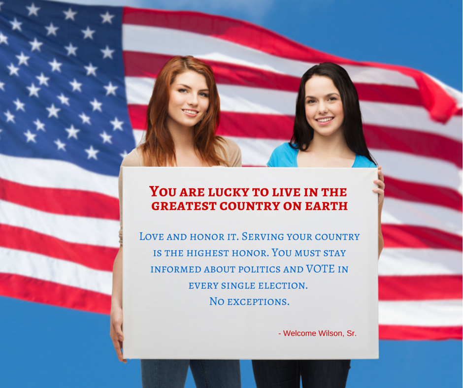 Welcome_Group's tweet image. Words from a passionate American.  #welcomewordsofwisdom #noexceptions