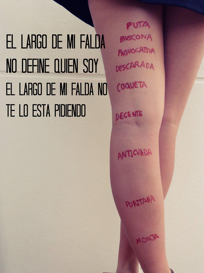 arde_republica's tweet photo. "Lo largo de mi falda no define quién soy." http://t.co/Ij2wWwFUV1