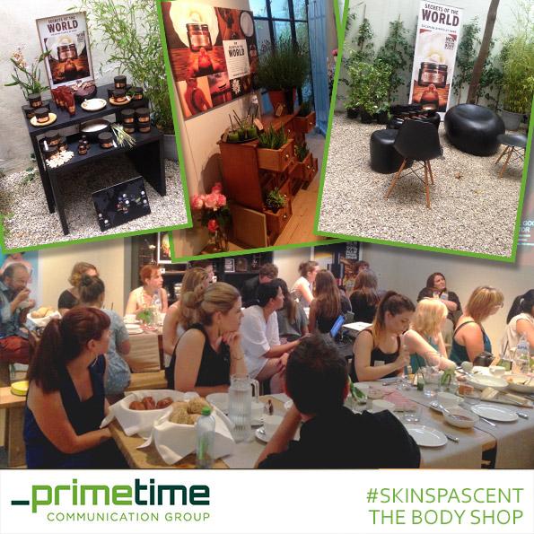 Primetime_pc's tweet photo. @TheBodyShopBE presenteerde hun nieuwe lijn vandaag #skinspascent #pressconference #hoteljulien #pr #primetimegroup http://t.co/6BPneIZqLw