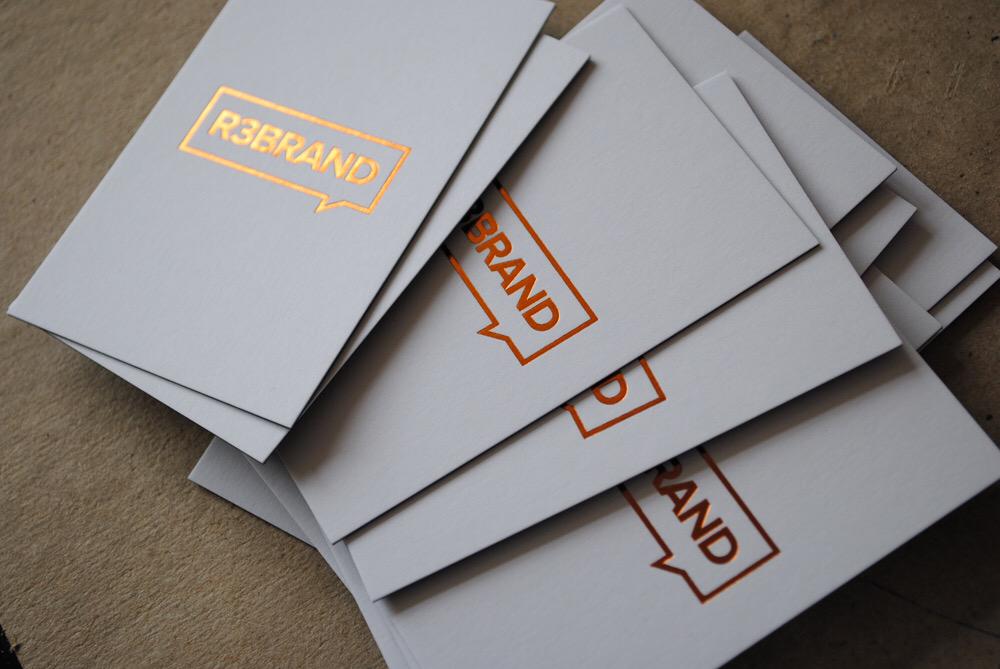 R3BRAND's tweet photo. Hot Foil Cards on Colorplan Stock are very popular for that extra wow when you hand over your business card http://t.co/vxv19u2LjJ
