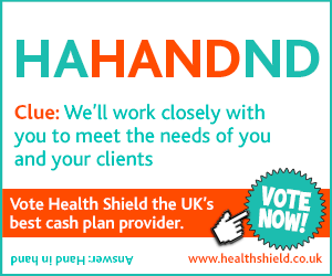 HealthShieldUK's tweet image. We’ll work with clients to meet their exact needs &amp;amp; requirements from a Health Cash Plan. #HIAwards2015