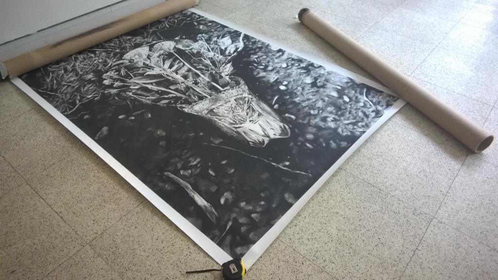 SohoFluoroArts's tweet photo. Installing @tapestry_co_uk and @WeAreCuts @robertrubbish @sohojournal_ http://t.co/M0UbkWOcMa