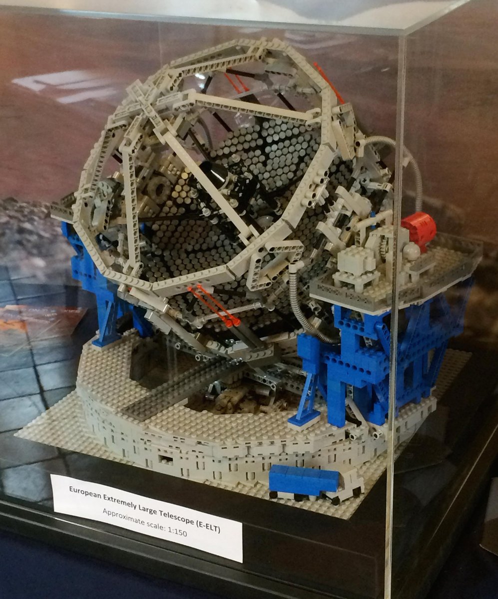 GiraffeCorner's tweet photo. Beautiful Lego model of the E-ELT on display at the Early E-ELT Science conference @morethanadodo @ESO #EELTscience http://t.co/VjRUmuqCJp