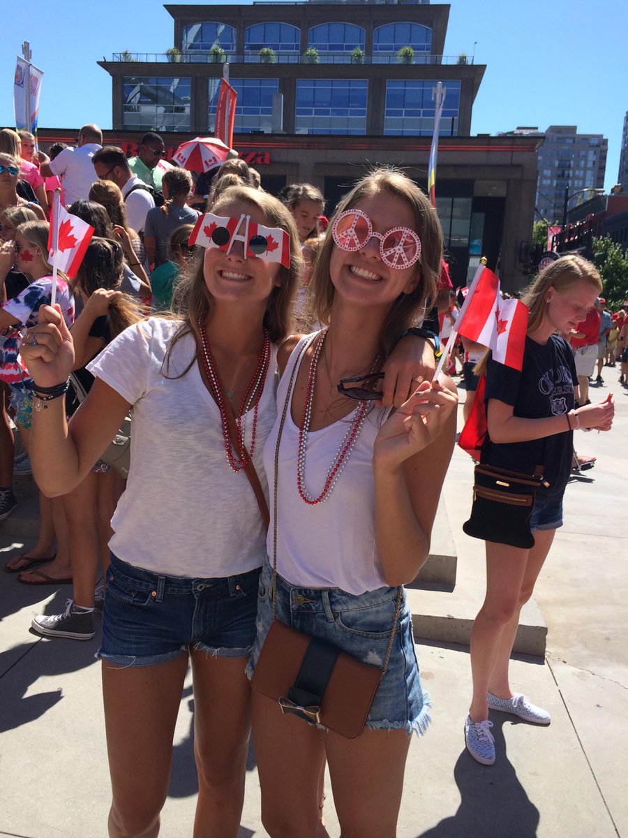 Panther soccer player Hannah Jones '16 is currently in Vancouver watching the Women's World Cup! #worldlywomen #goUSA