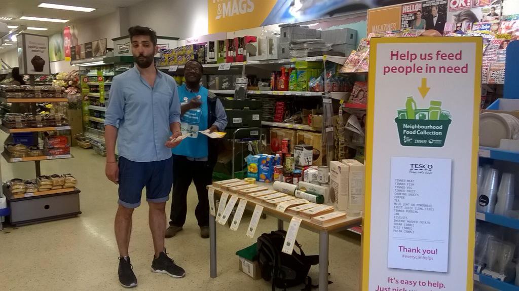 BrentFoodBank's tweet photo. So much support for Brent Foodbank. It's all happening at @Tesco in #Harlesden and #Wembley #everycanhelps http://t.co/Q0nvc0aUWx