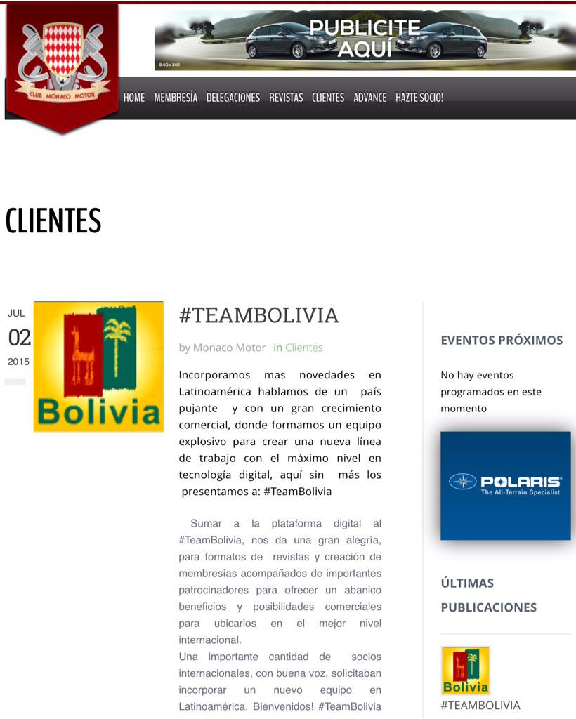 thetestingus's tweet photo. #HablaHispana #Latinoamerica #TeamBolivia @Valiiseleme #bienvenidos #Ceo #ClubMonacoMotor @MonacoMotorESP http://t.co/thBbw082Zr