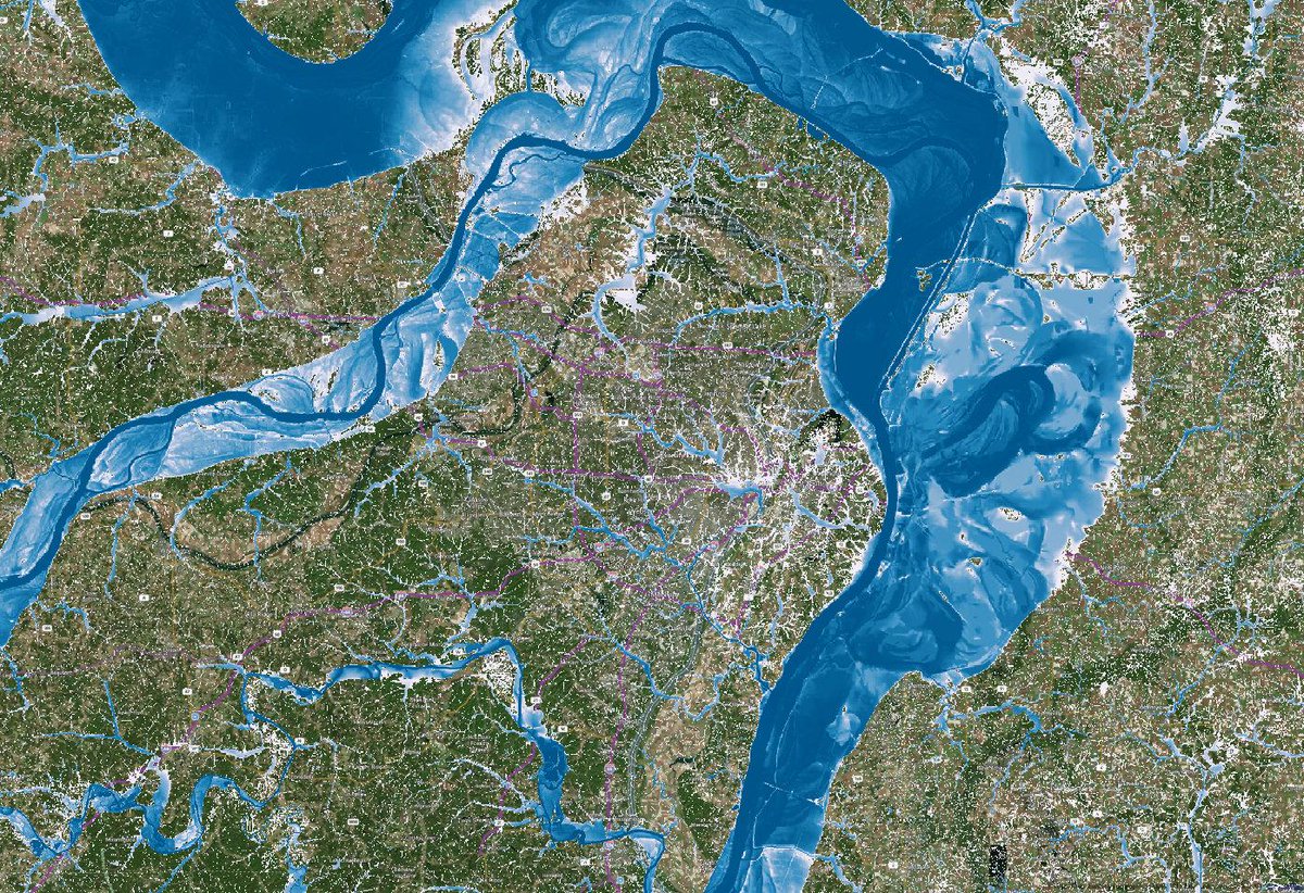 WeatherSignal's tweet photo. How flood #maps can get much sharper @joepalca @KatRiskLLC @OLCFGOV http://t.co/1QYGM8WV8e http://t.co/kxzZBPxEDN