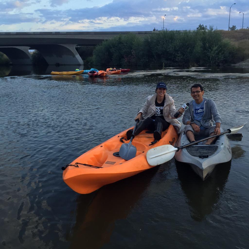PaddleLARiver's tweet photo. @HealTheBay joining us to talk about the river/ocean connection with @Univision_LA_34 @gteissier @LACorps http://t.co/FFUftEkvbn