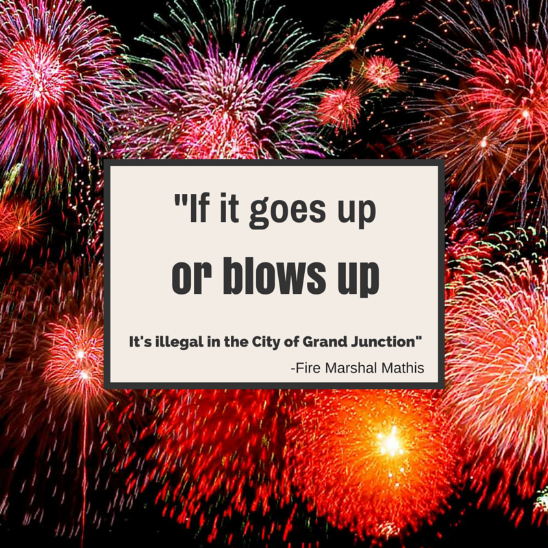 Grand Junction PD on Twitter "Fireworks Safety GVCopBeat 