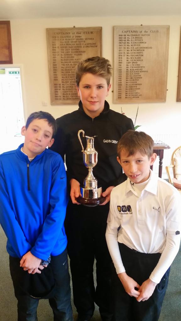 Good luck to Ethan &amp; Aidan Millham &amp; Sam Storey. Mens club championship this weekend. Home grown Windlesham talent