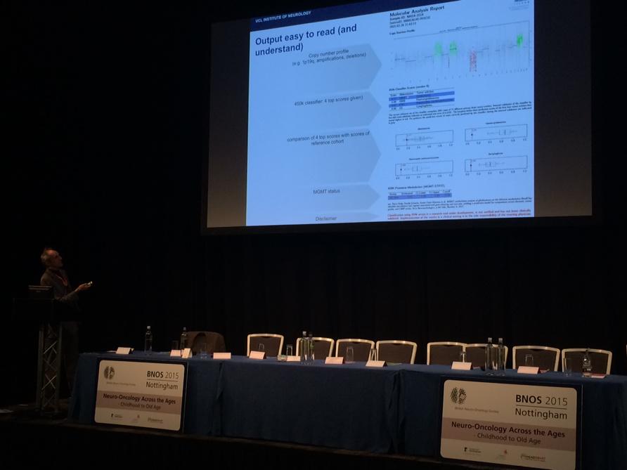 smarino0111's tweet photo. @Seb_Brandner on establishing a pipeline for methylation profiling of gliomas in the UK #BNOS2015 http://t.co/Djx4j553DY
