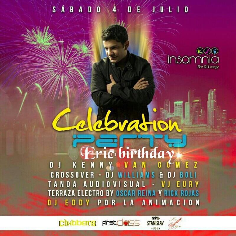 DjKennyVanGomez's tweet photo. Sábado 4 de Julio 
Nos vemos en @InsomniaLT http://t.co/Sb35wZ3wdb