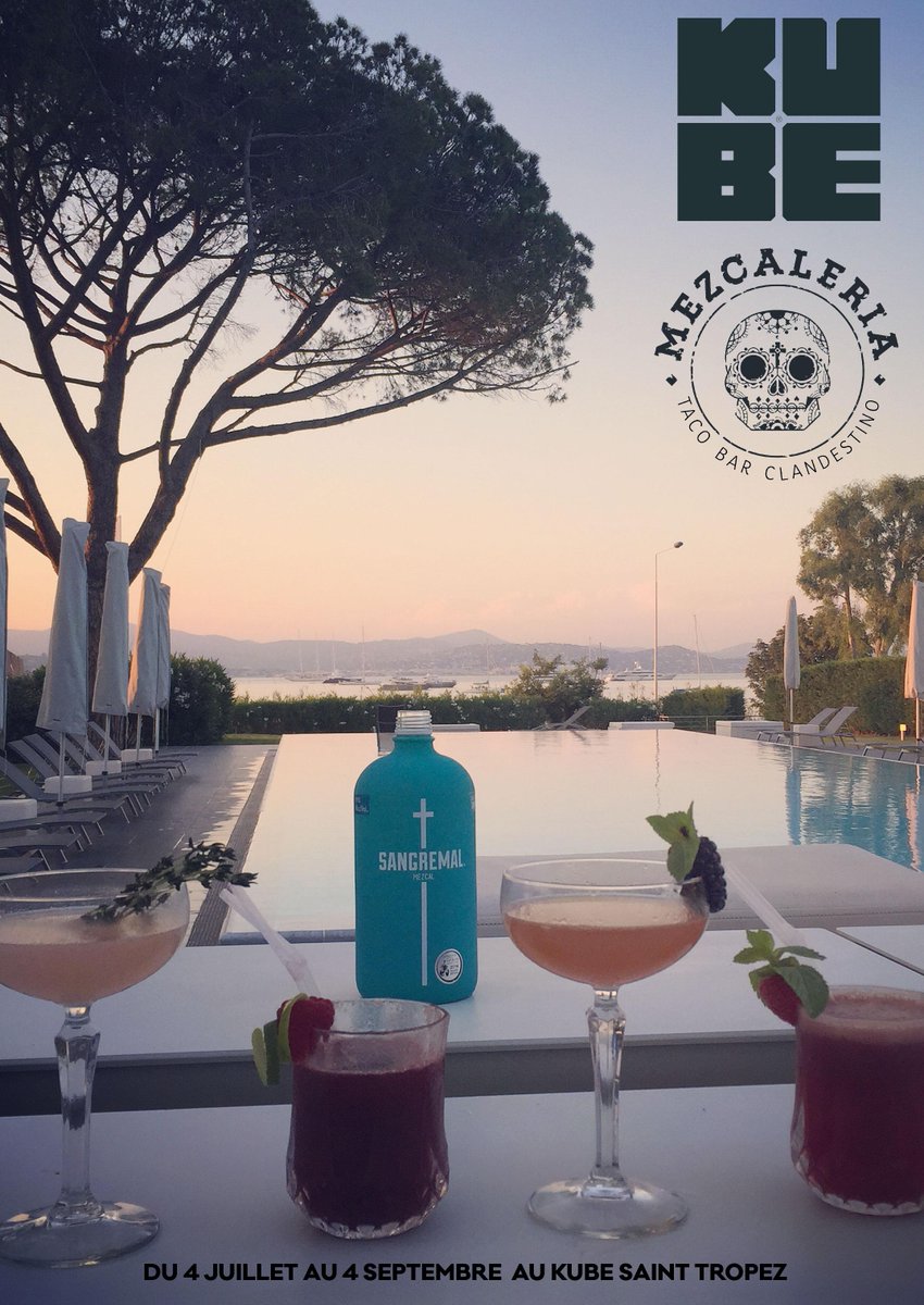 Invité suprise <a href="/Kube_StTropez/">kubehotelsaintropez</a> ! La Mezcaleria du 04 Juillet au 04 Septembre #Kube #AperitivoClandestino #Mezcaleria