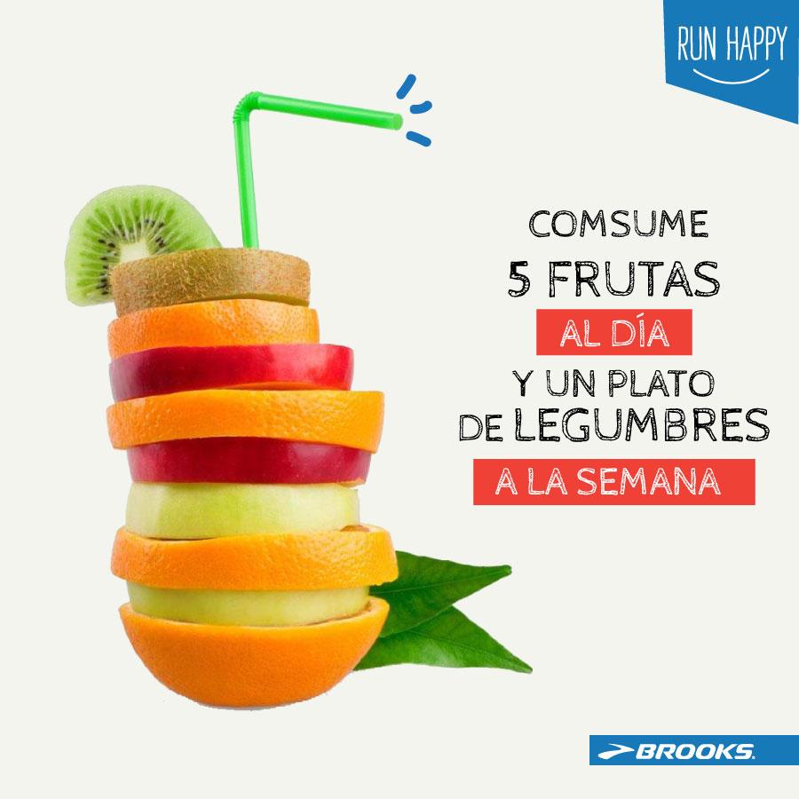 Las frutas y legumbres son alimentos ricos en antioxidantes, vitaminas, minerales y fibra. #BrooksRunning, #RunHappy