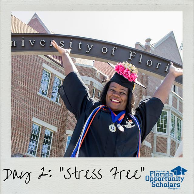 MFOSatUF's tweet photo. On graduation day, our scholars are "stress free!" #MFOS19, this will be you in 4 years! 

#UFMFOS #LiveInMotion http://t.co/Oy9jrQgegp