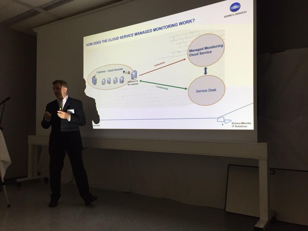 matzeb86's tweet image. &quot;Wir wissen wie Ihre Server ticken&quot; - Managed Monitoring von @konicaminoltaIT - #TechnoSummit