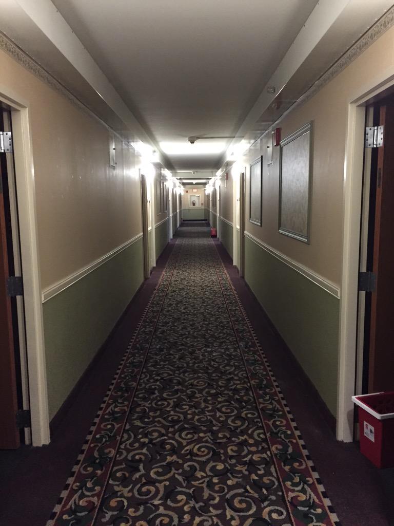 catchattroupe's tweet photo. Cue the murderous looking twins standing in the hall http://t.co/FGHc4C5lpb