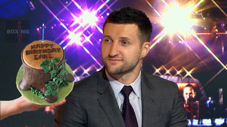 Happy Birthday Carl Froch. Made him a tree cake especially!  