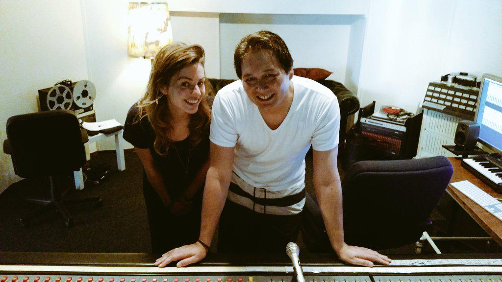 Vandaag begonnen we aan de productie van de EP van Deborah de Groot.