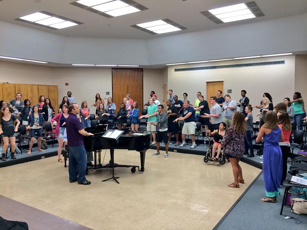 We have fun here at choir camp... #choralography #SummerVocalMusicIntensive