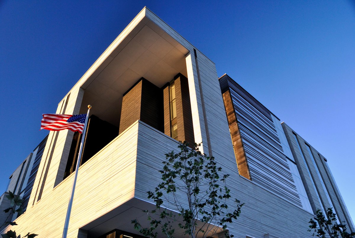 aecollab's tweet photo. Happy #4thofJulyweekend from AEC! #TBT to the Federal Courthouse in #ATX, which opened its doors in 2012. http://t.co/US2El4ViGe