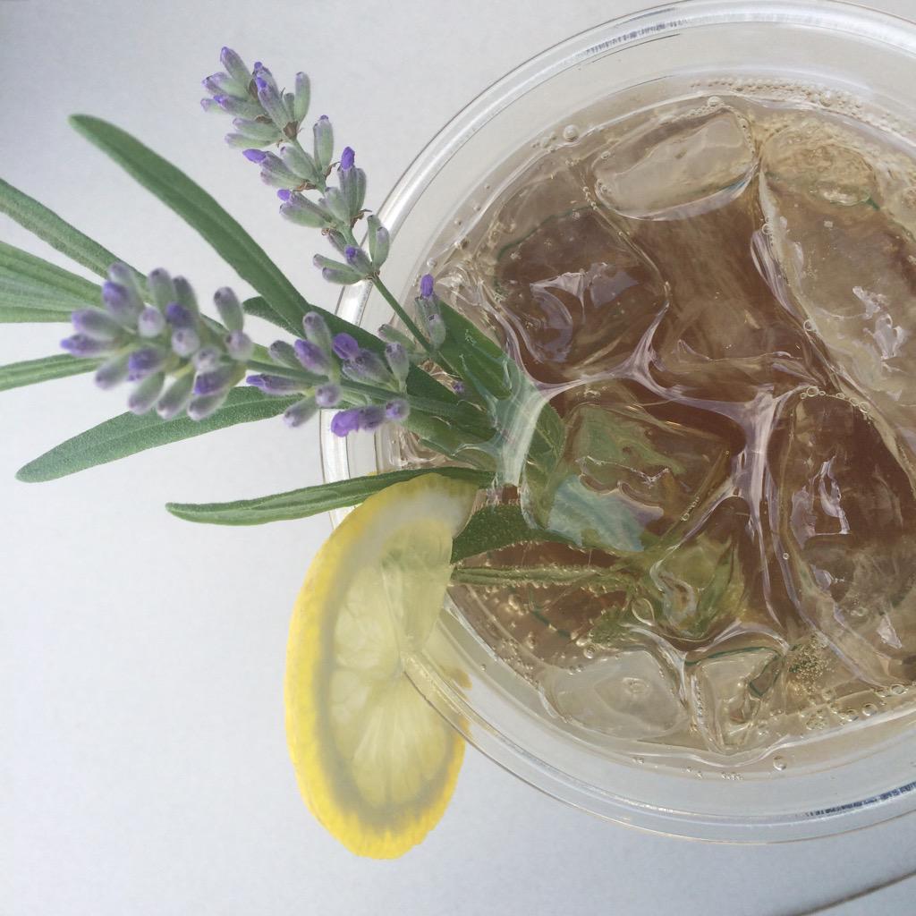 Lavender Lemonade @sweet_ice_cones Soda is the perfect partner for your healthy lunch today! cakeandloaf.ca/lunch-menu