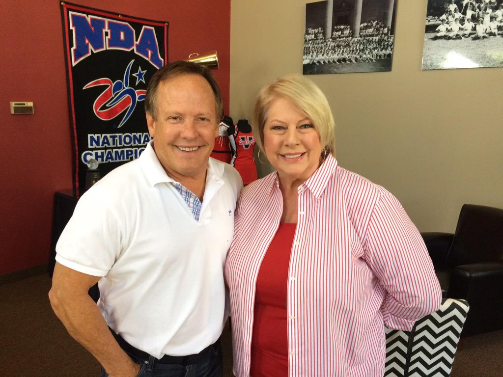 S/O to Jeff Webb for flying to Dallas and visiting NCA to pay his respects to Herkie's legacy. #TeamNCA #TeamVarsity