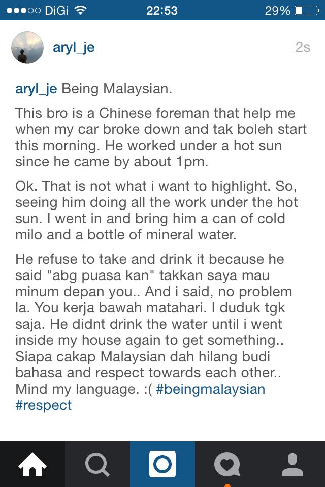 aryl_je's tweet photo. We all Malaysian.
Respect each other. http://t.co/BCPygyDHO6