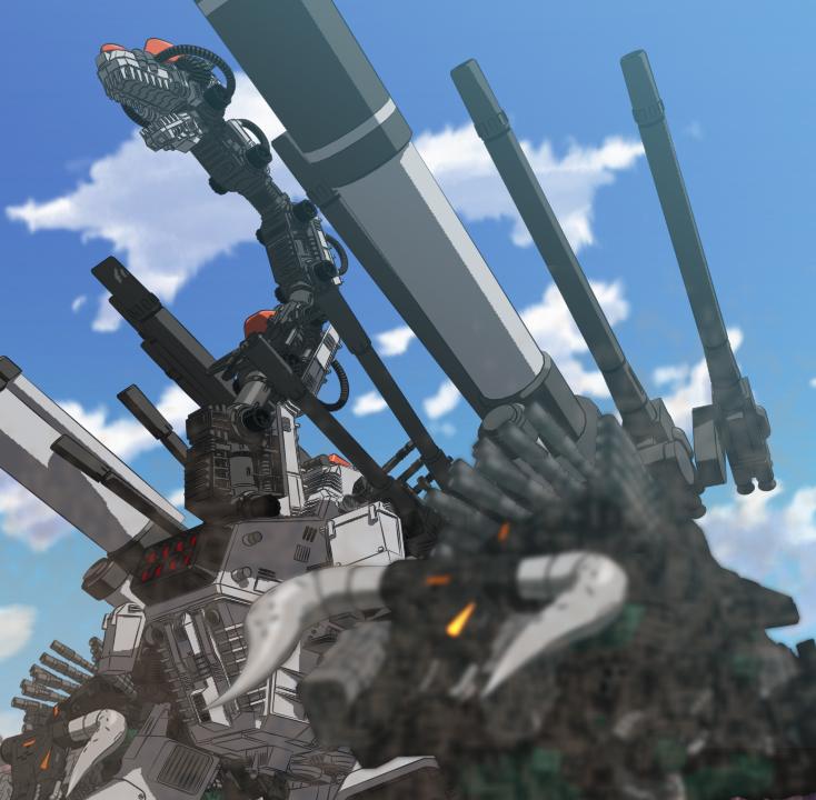 黒燈 私製アニメに使わせて頂いたアノマロさんのウルトラザウルスとディバイソン シェーダー当て直し 一部配色変更 ウルトラ は即席で自作パーツを追加しデストロイヤー仕様にしてます Http T Co Y3qneclt7k