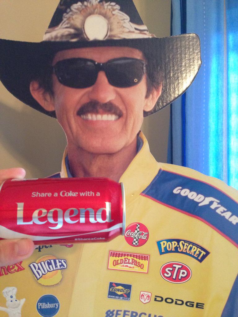 Why not with The King on his birthday? Happy Birthday Richard Petty!  