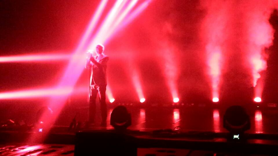 petshopboys's tweet photo. Bathed in sinful red at #FlowLJ. Picture taken by Metka Markic. #PSBtour #Slovenia http://t.co/XQCD6FHM2T
