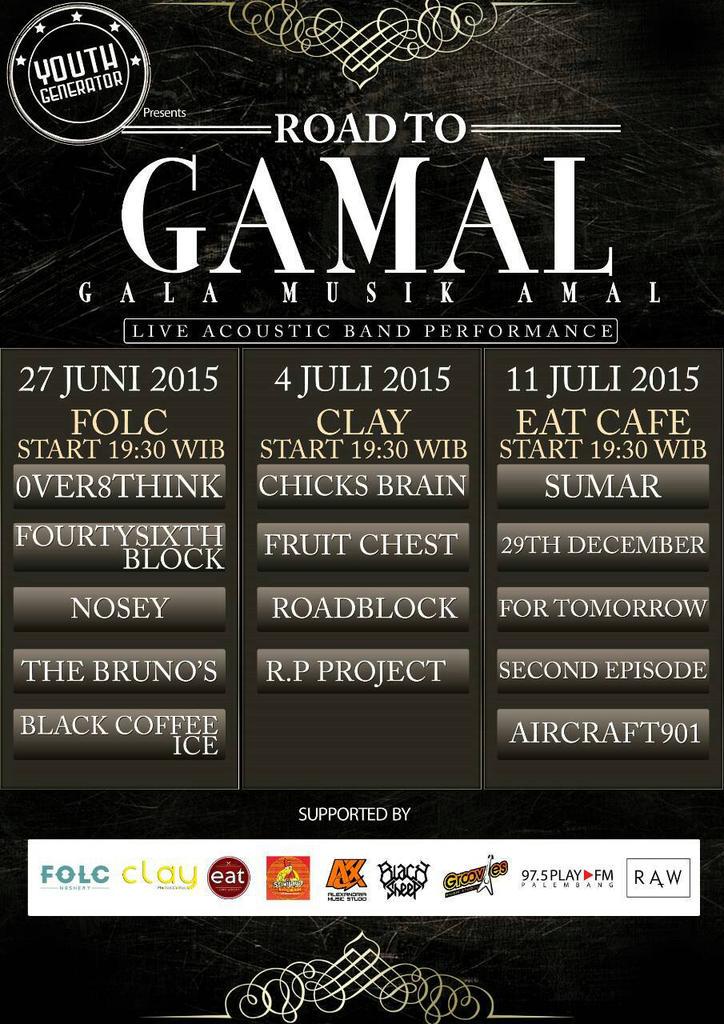 YouthGenerator_'s tweet image. H-2 untuk seri ke-2 "Road to Gala Musik Amal" di @on_CLAY