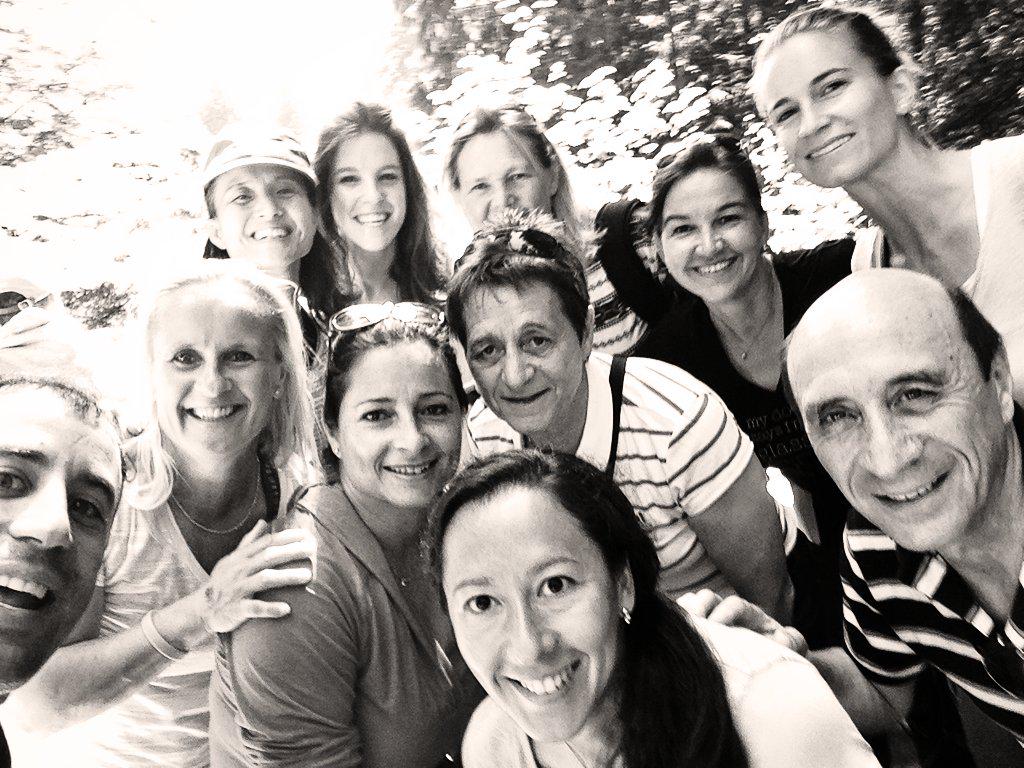 PatriGlez8's tweet photo. Today we took this special selfie..10 different nationalities! #FIFAinstructors #DayOff #FWWC http://t.co/GJJ18oRxLp