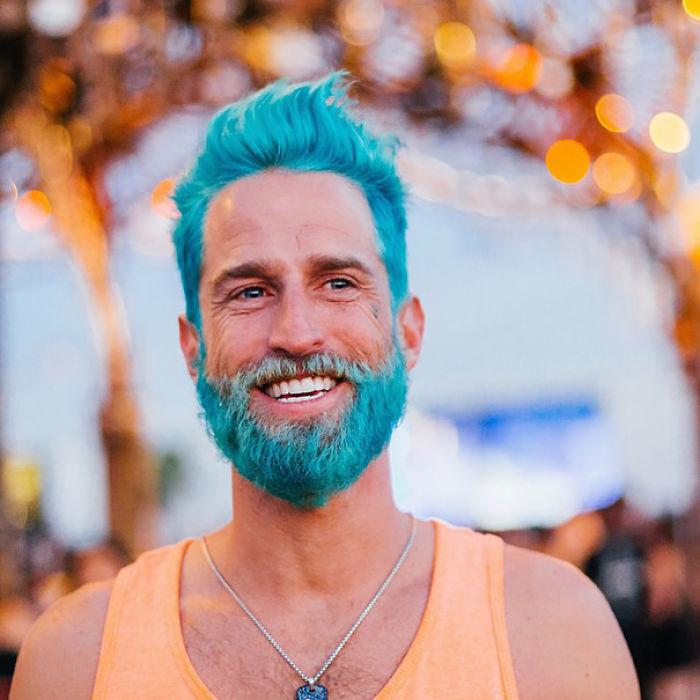 Foto #MermanHair Trend Cat Rambut Warna-warni Cowok 2015 ...