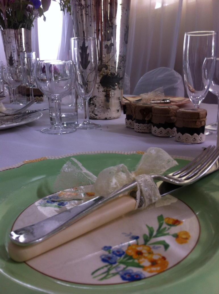Lovely wedding china and favours by us! teancake.co.uk