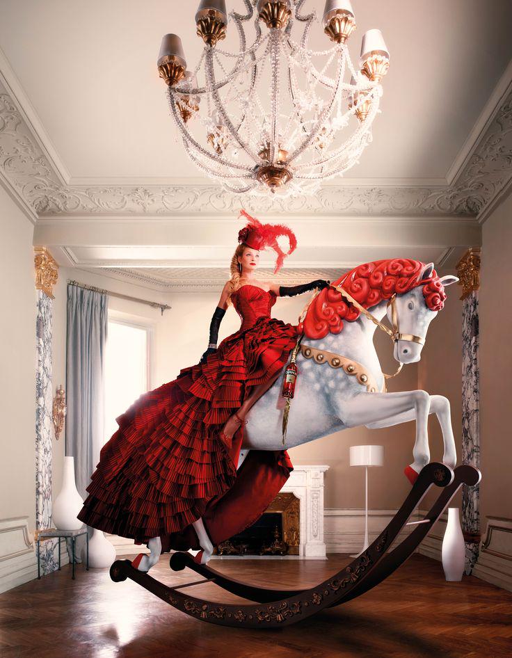 CorinneGail1's tweet image. A3: We just featured rocking horses on the CGID blog and ran across this little Over the Top number. #DesignLUX