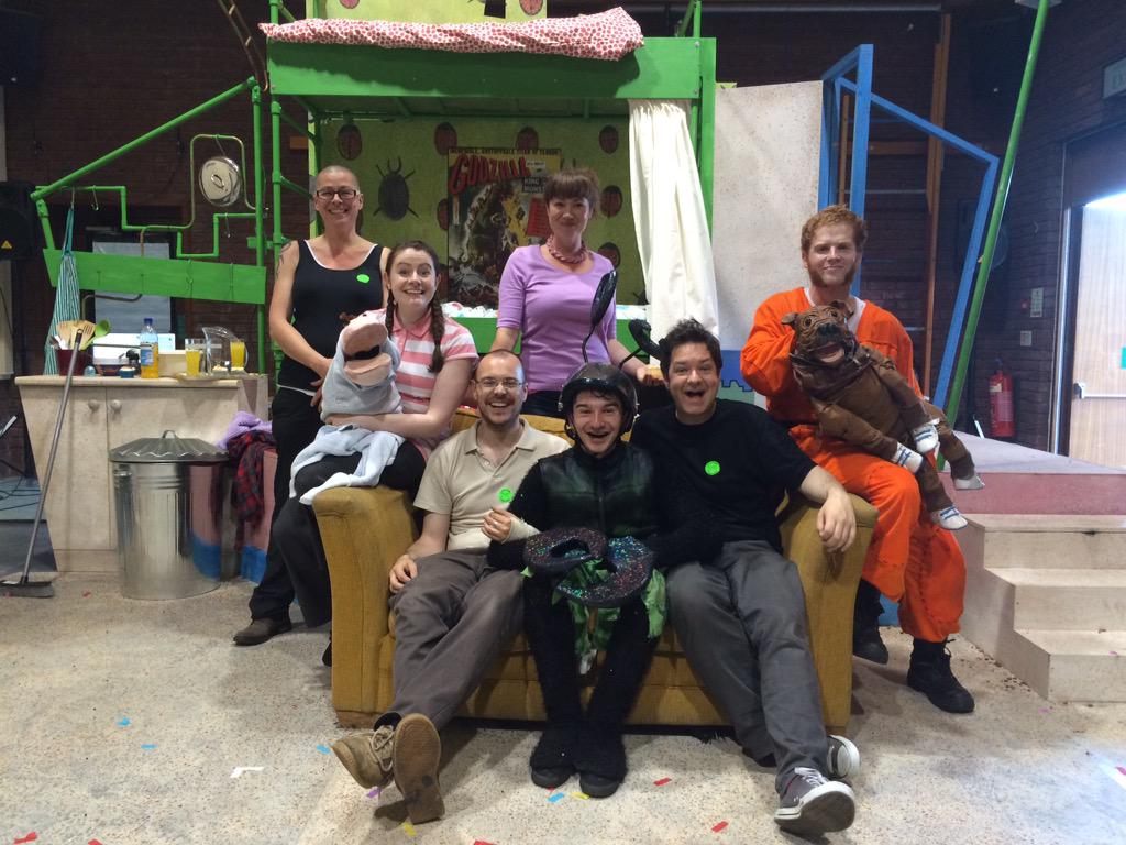nataliebct's tweet photo. #YPds ITS A WRAP!! well done everyone involved #TheBoyWhoBecameABeetle it was a #teambeetle effort..THANK YOU http://t.co/48UZ9vMUeN