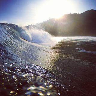 Indian ocean swell at homebreak june 29