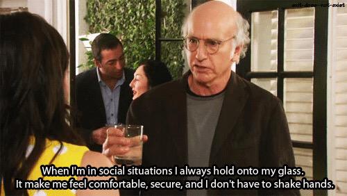 Happy birthday to the man!  Larry David  such an inspiration for social situations 
