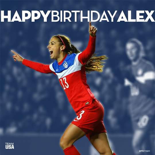  Happy birthday alex morgan 