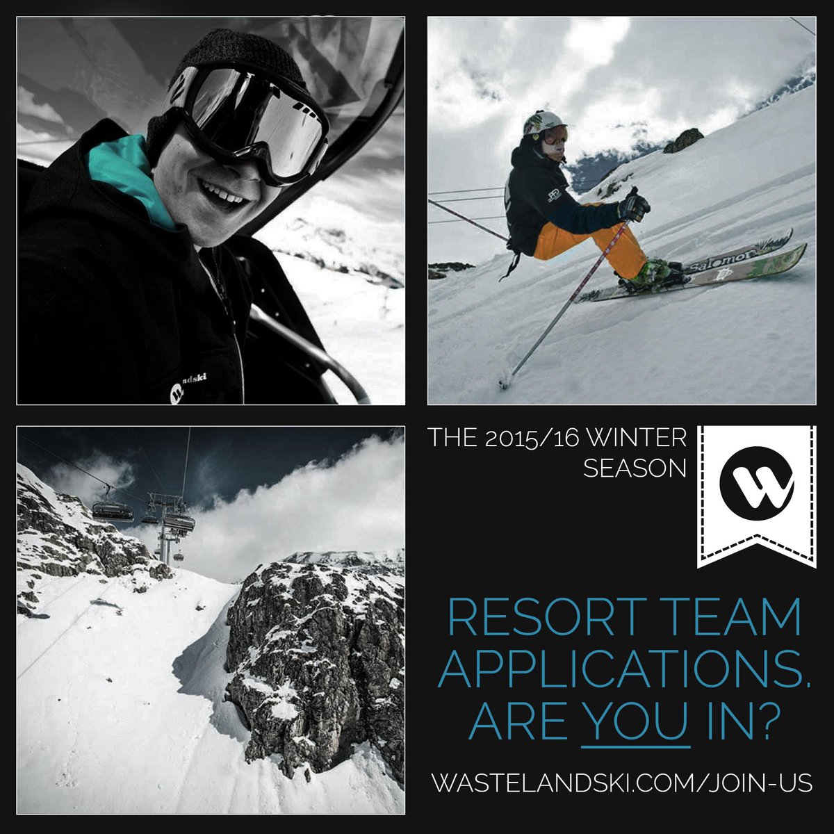 WastelandSki's tweet photo. Fancy working at some of the biggest and best events in the Alps this Winter? #WLReps #ITMTYFF http://t.co/0er0xRWEgI