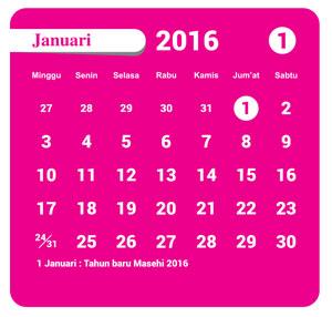 Berbagai Macam Dan Jenis Kalender Di Indonesia - AnekaNews.net