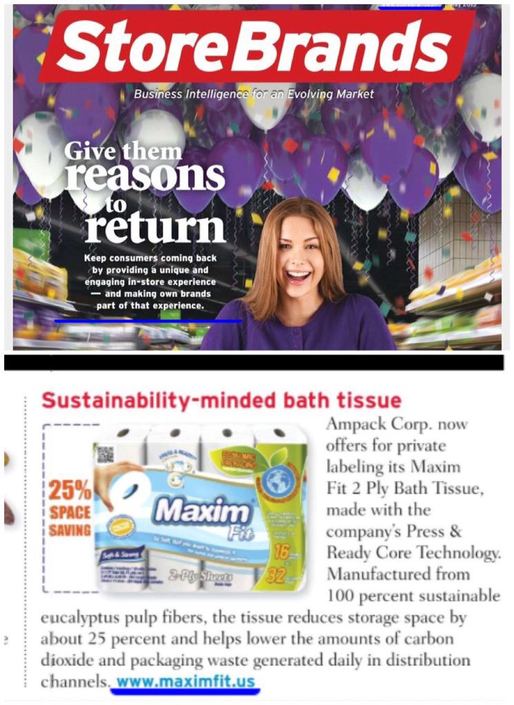 Zelaz24's tweet photo. #MaximFit 2plyBath Tissue helps to lower the amount of CO2 &amp; Waste packaging generated daily in distribution channels http://t.co/1xVEHO8cJ5