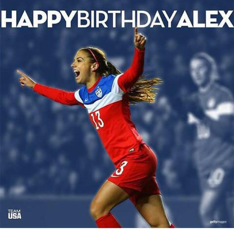 Dream big because dreams do happen ~Alex Morgan
Happy Birthday Alex!!!   and don\t forget to kill Japan on Sunday 