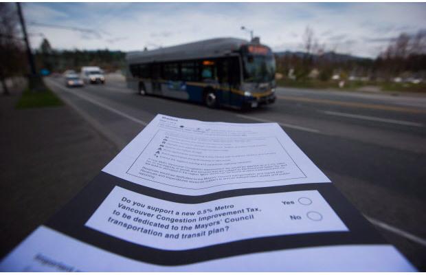 VancouverSun's tweet image. BREAKING: Voters say No to transit tax: 61.68% voted no, compared to 38.32% who voted yes. #TransitReferendum