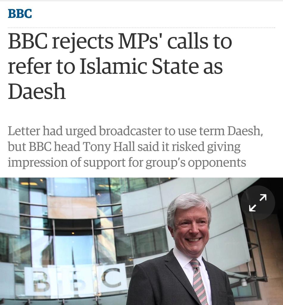 MattHartley100's tweet image. Some Tory pals mock my generally more +ve view of BBC, but it couldnt have got this more wrong #notislamic #notastate