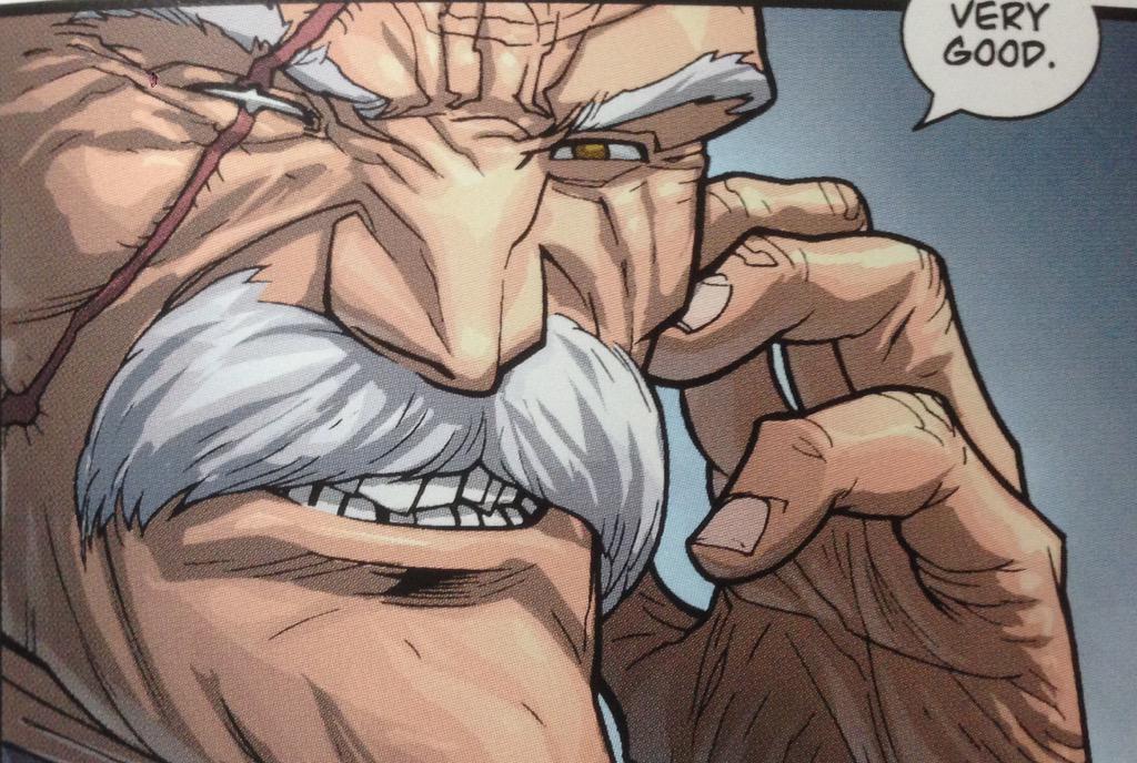RyanOttley's tweet photo. Did I draw Conquest talking on an invisible cell phone? Wha?! http://t.co/QTJh3wnoNy