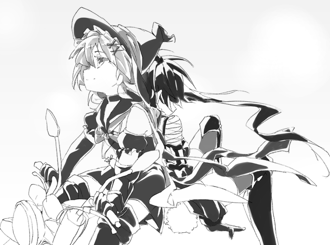まほいくトップスピードとリップル落書き。コミカライズ良かった 