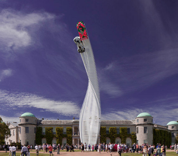 GremioDiseno's tweet photo. Gerry Judah le rinde homenaje a @Mazda_UK con su #escultura para el #FOS de este año vía @JuxtapozMag http://t.co/gY4FRoMMat