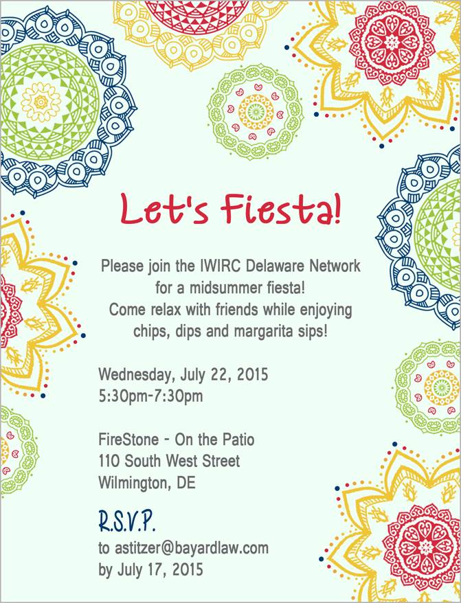 Let's #Fiesta! Good weather and great company.See attached flyer for details and RSVP information. #Summer #IWIRC